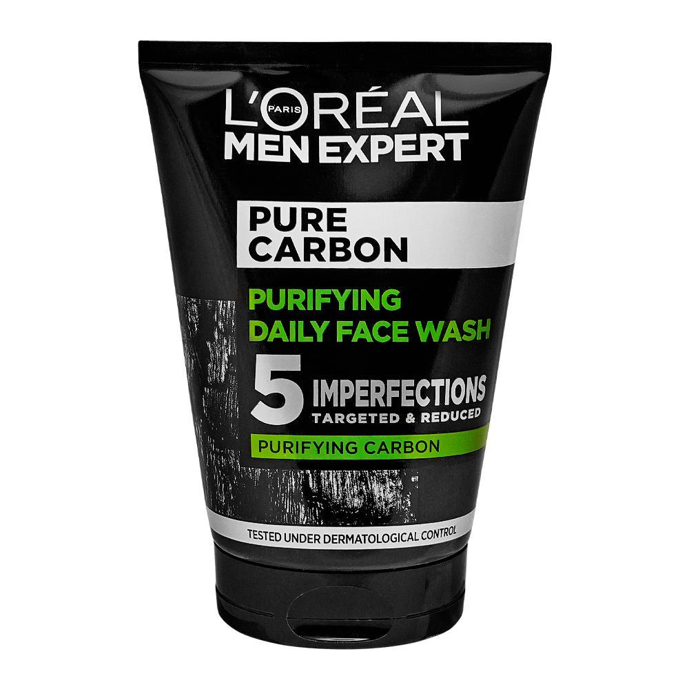 L'Oreal Men Expert Pure Charcoal Purifying Daily Face Wash 100ml