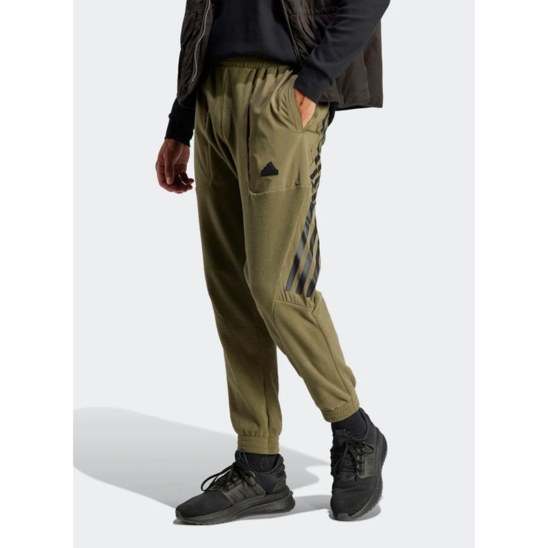 Men’s Adidas ‘Future Icon 3S’ Fleece Pant Green Color