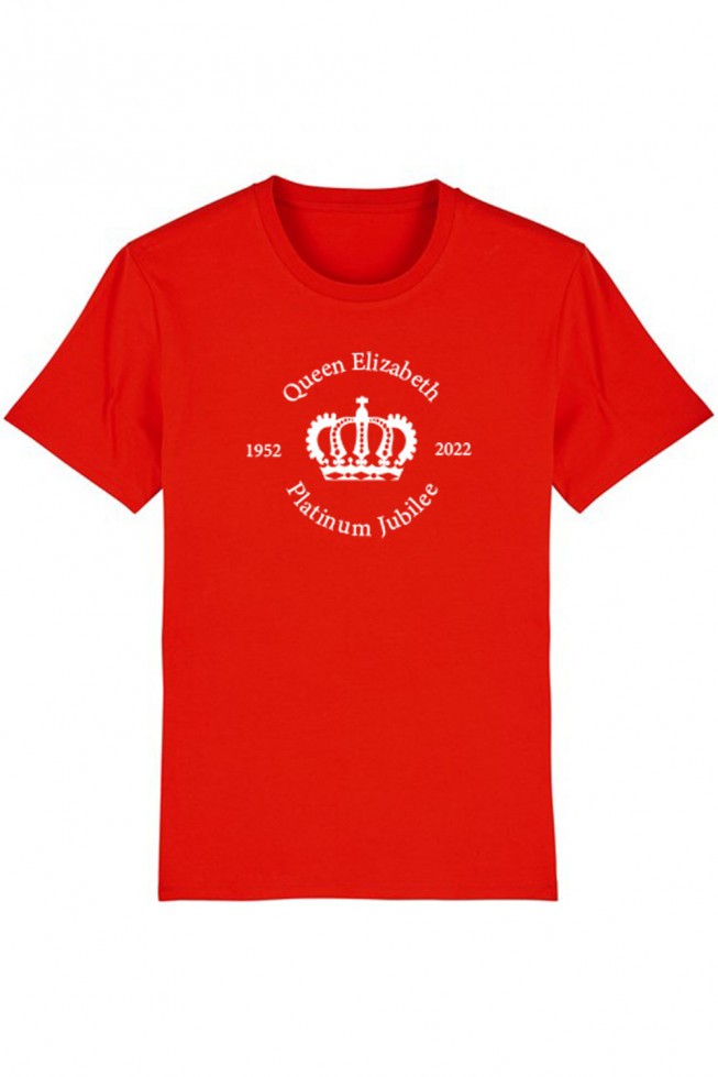 Queen Elizabeth Crown Slogan T-Shirt
