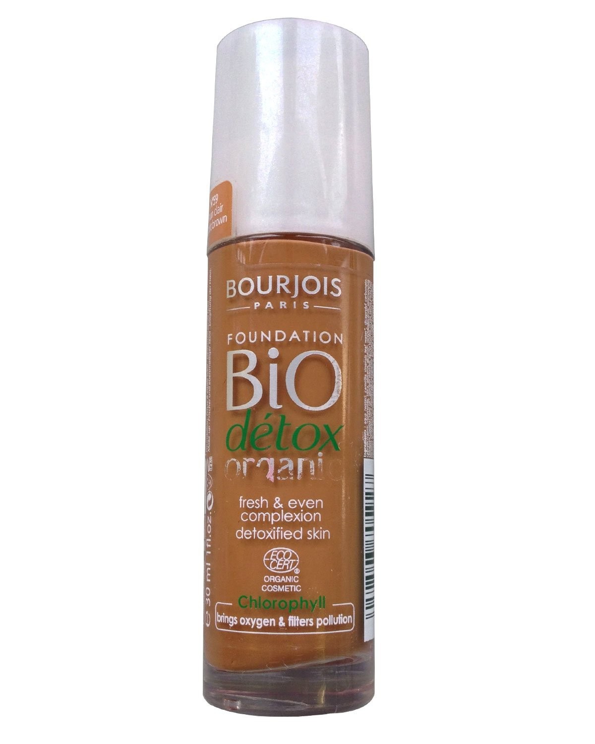 Bourjois Bio Detox Organic Foundation - 59 LIGHT BROWN