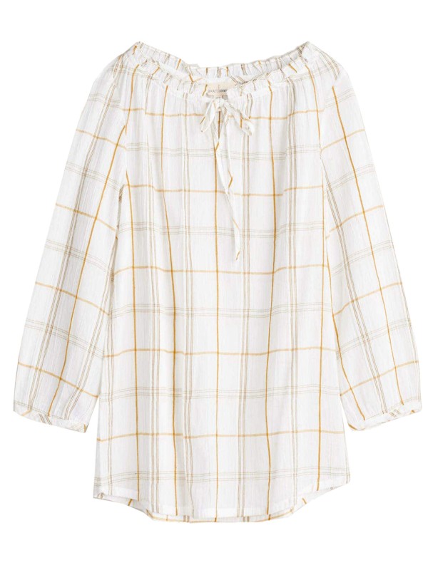 WHITE Sun Rafter Chalk Thistledown Top