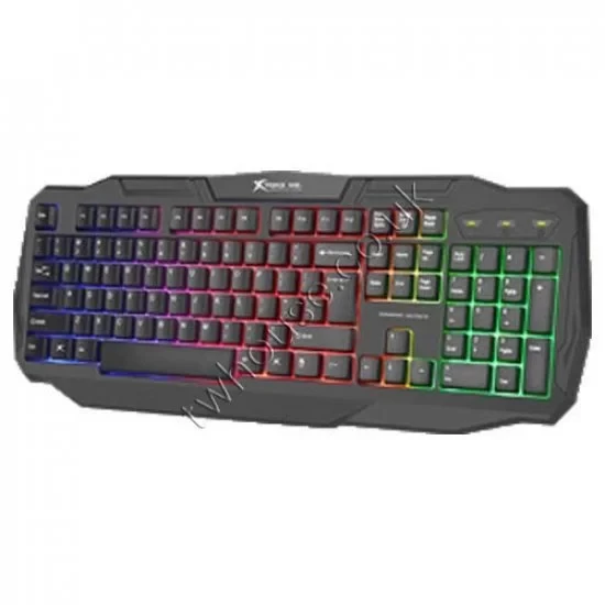 XTRIKE ME KB-302BK Luminous Multicolor USB Wired Gaming Keyboard