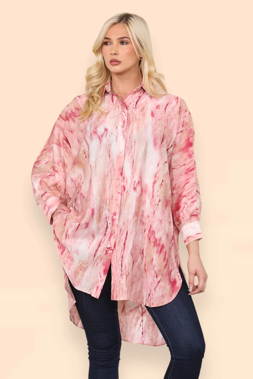 TIE DYE OVERSIZED SHIRT