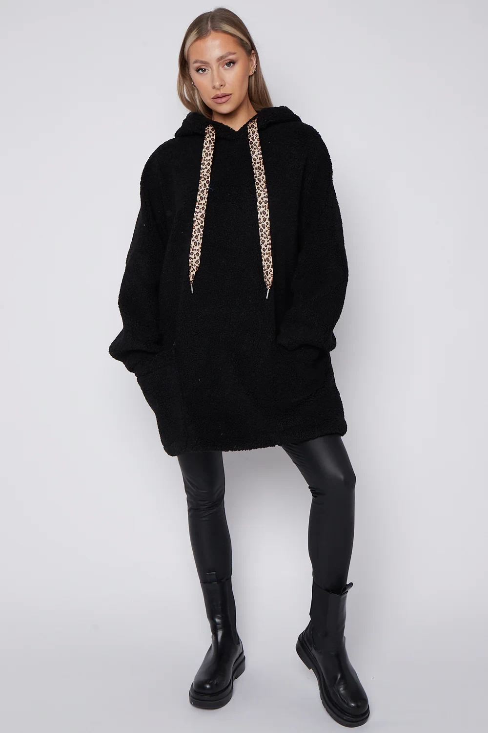 TEDDY POCKET HOODIE /