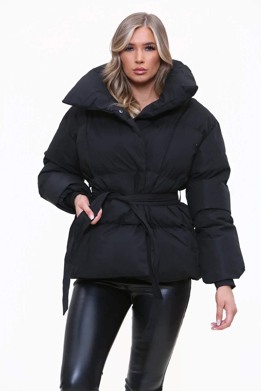 BELTED SHORT COAT